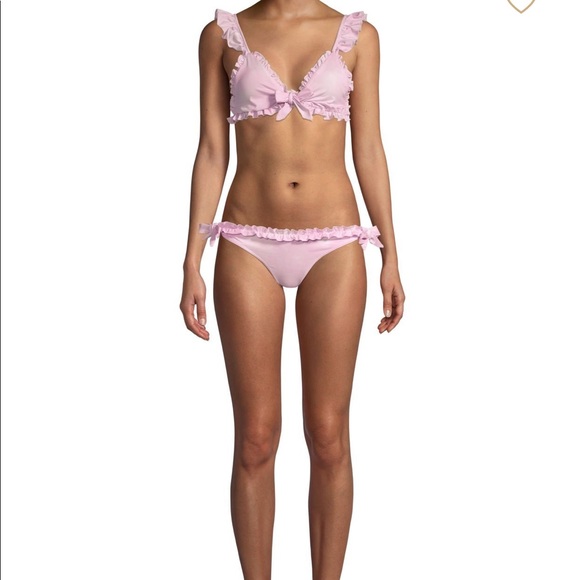 love shack fancy Other - Love Shack Fancy Swim Elena Tie Bottoms Sz Sm